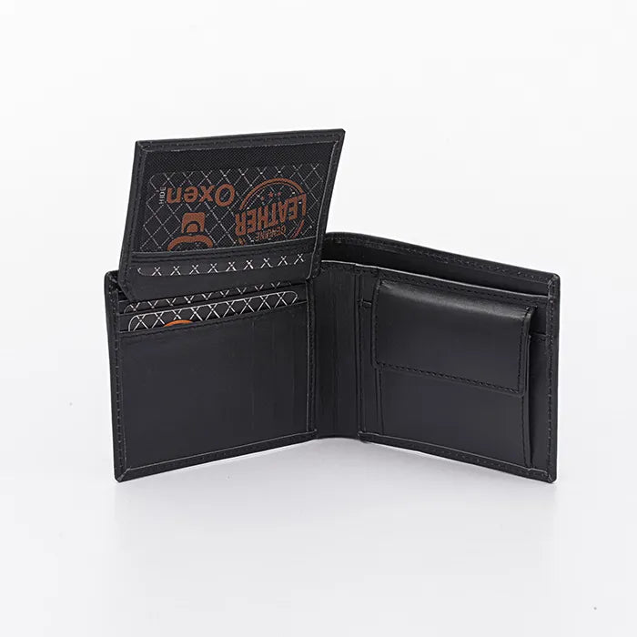 Vellox Black Leather Wallet