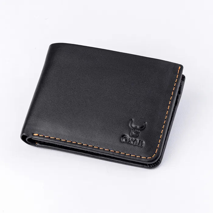 Folius Black Leather Wallet