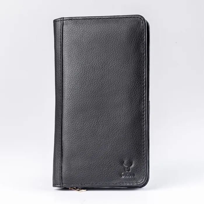 Finesse Black Leather Wallet