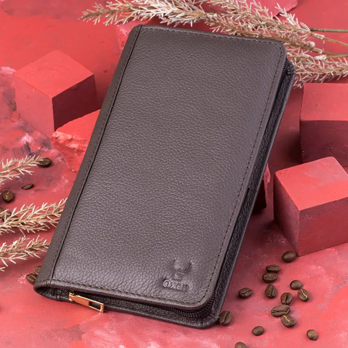 Finesse Brown Leather Wallet