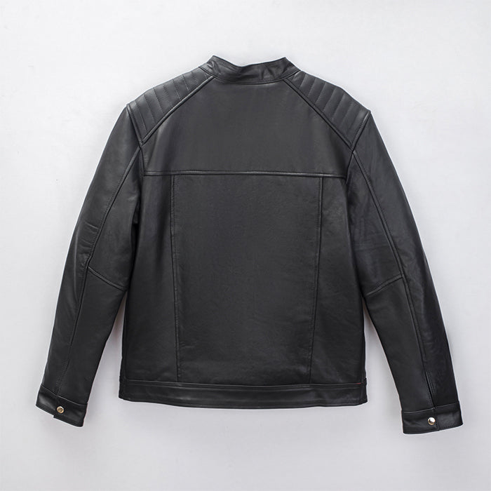 Everest Black Leather Jacket