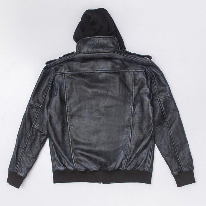Blaze Black Leather Jacket