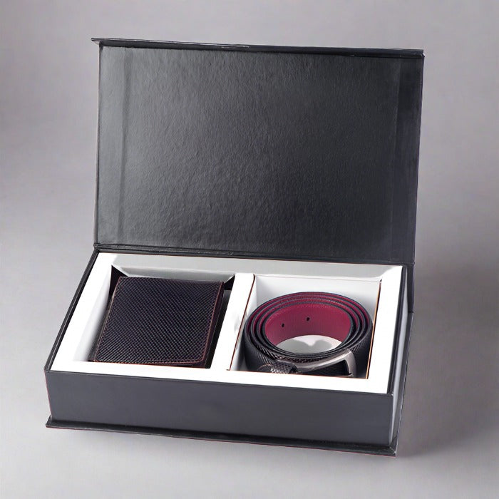 Rendezvous Brown Leather Gift Set