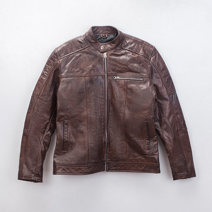 Nimbus Brown Leather Jacket