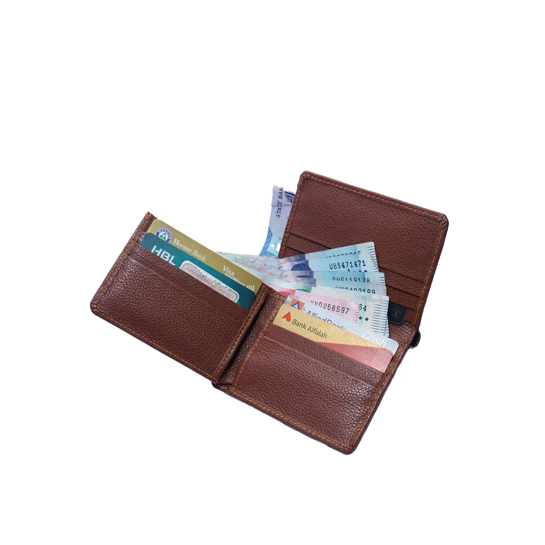 Zephyr Brown Leather Wallet