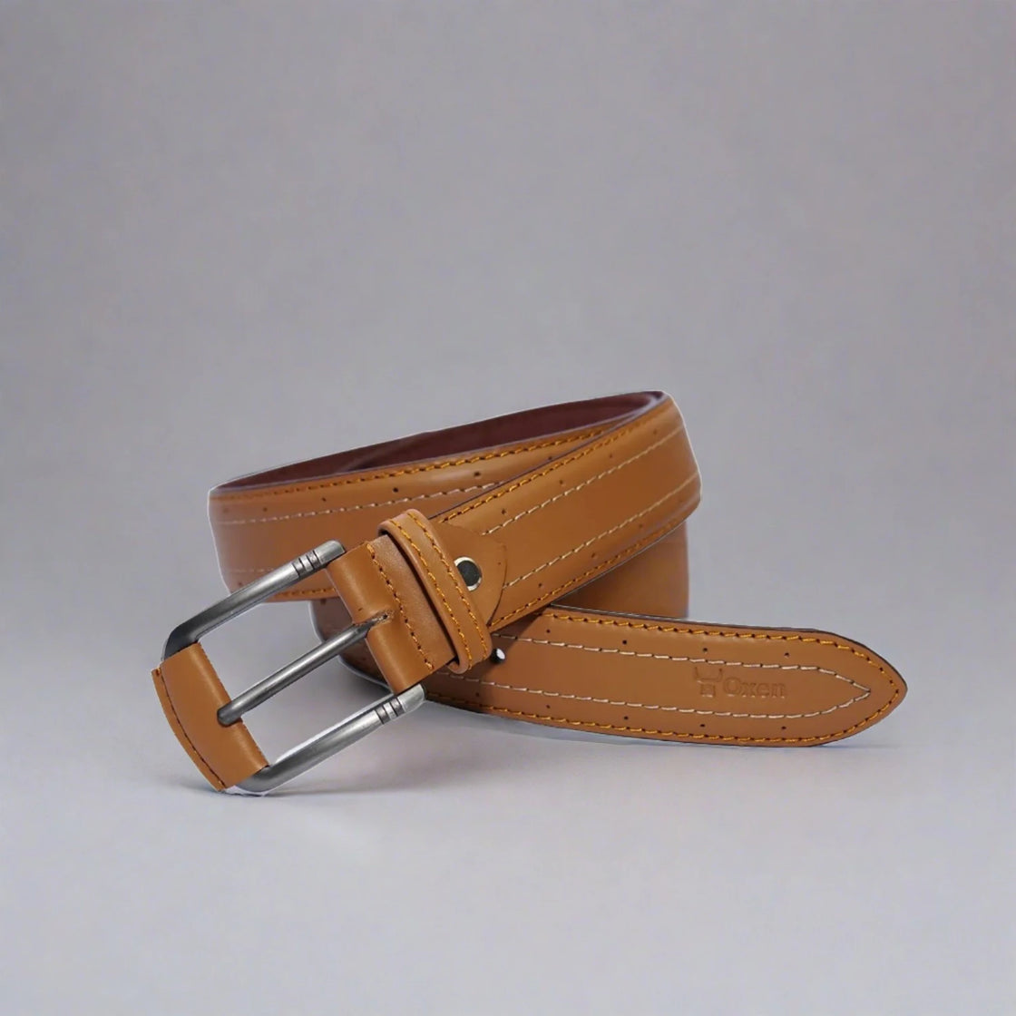 Vibe Brown Leather Belt