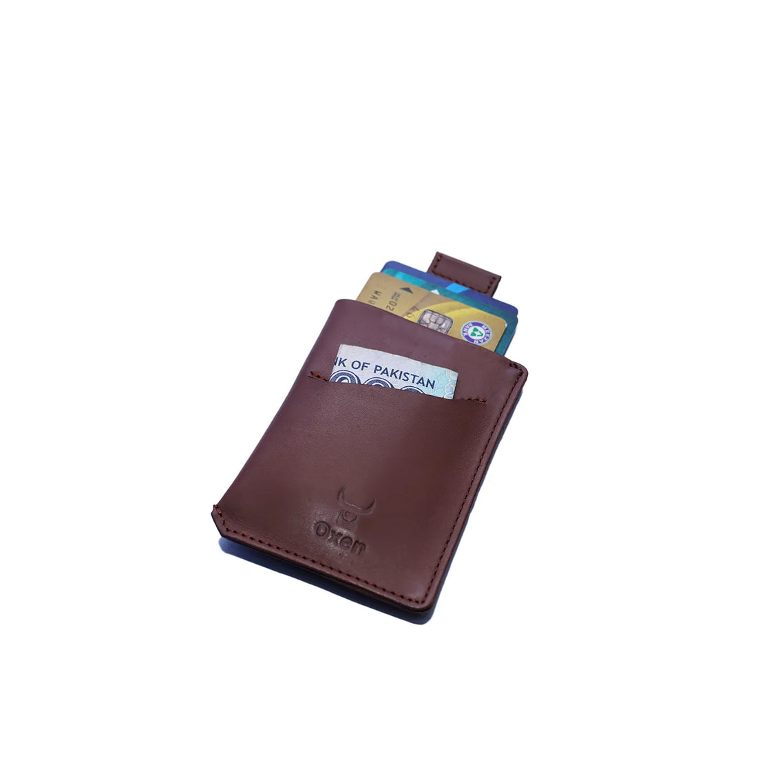 Nexor Brown Leather Card Holder