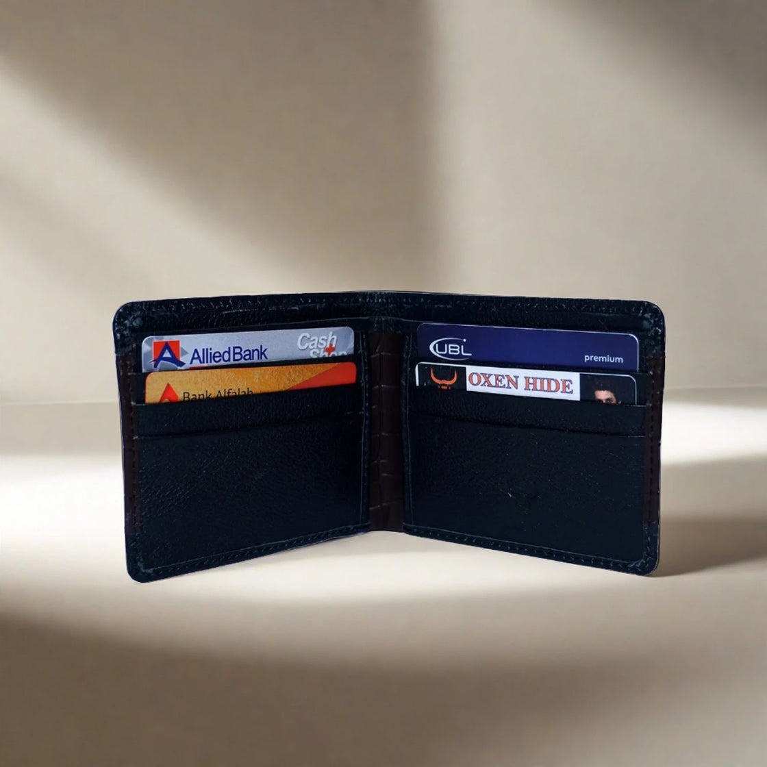 Modulo Black Leather Wallet
