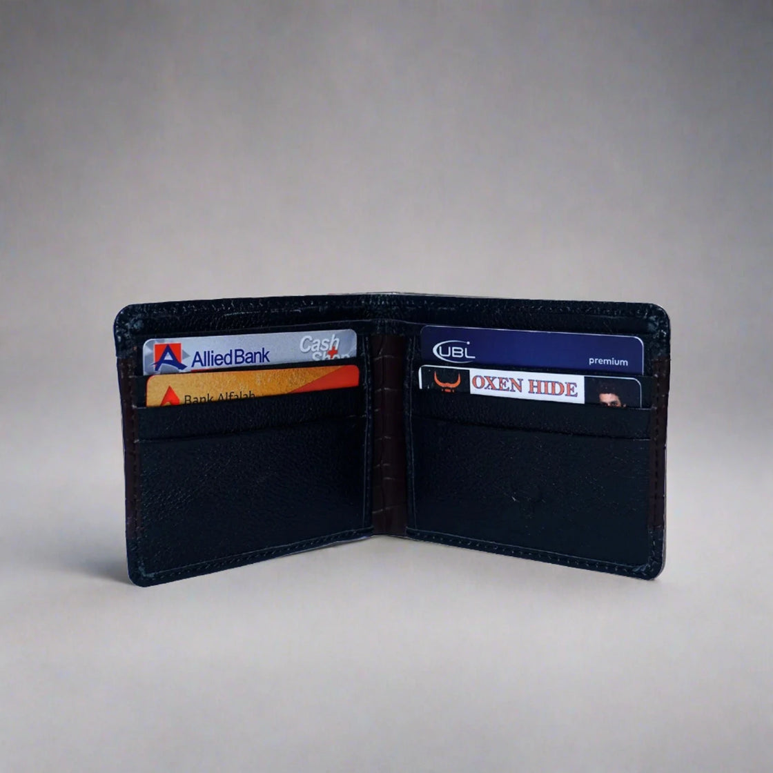 Trek Blue Leather Wallet