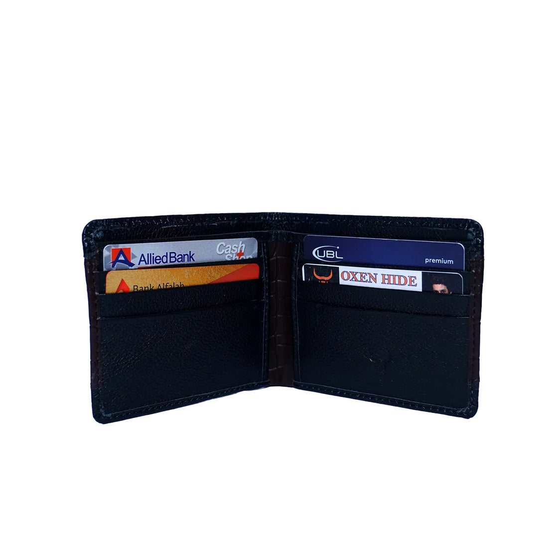 Modulo Maroon Leather Wallet