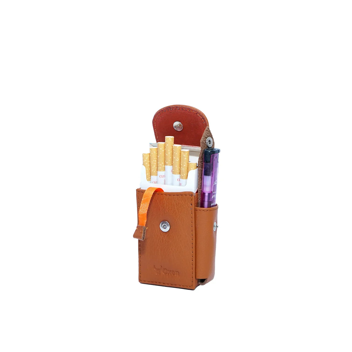 Orion Brown Leather Cigarette Case