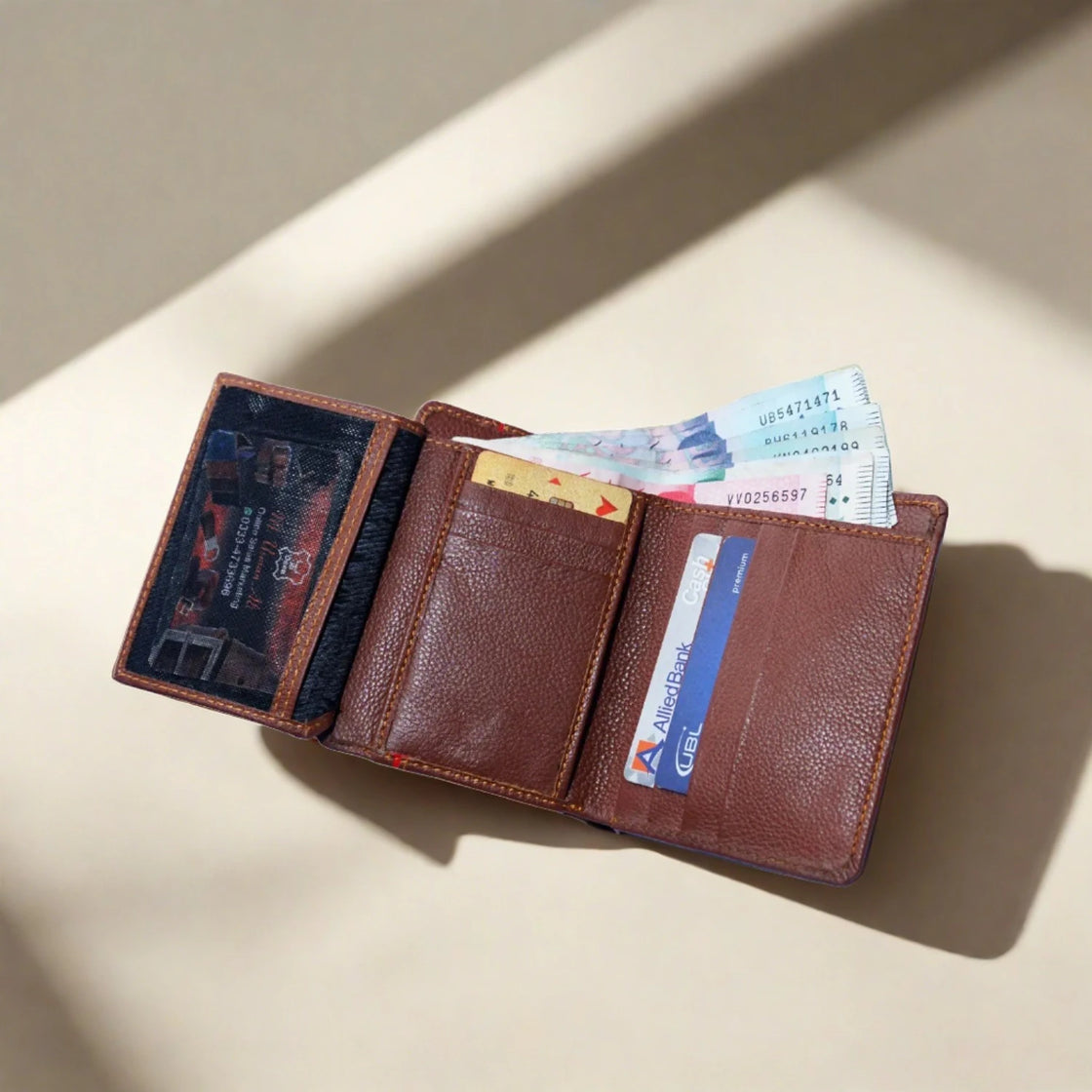 Verax Brown Leather Wallet