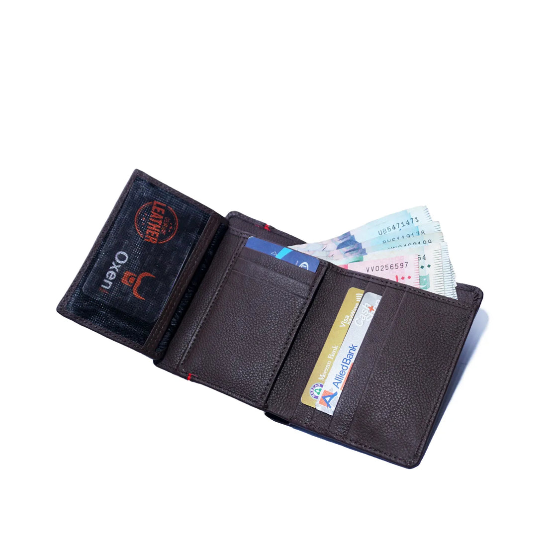 Verax Dark Brown Leather Wallet