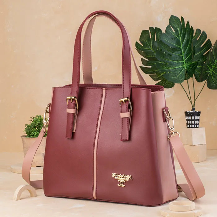 Elara Maroon Shoulder Bag