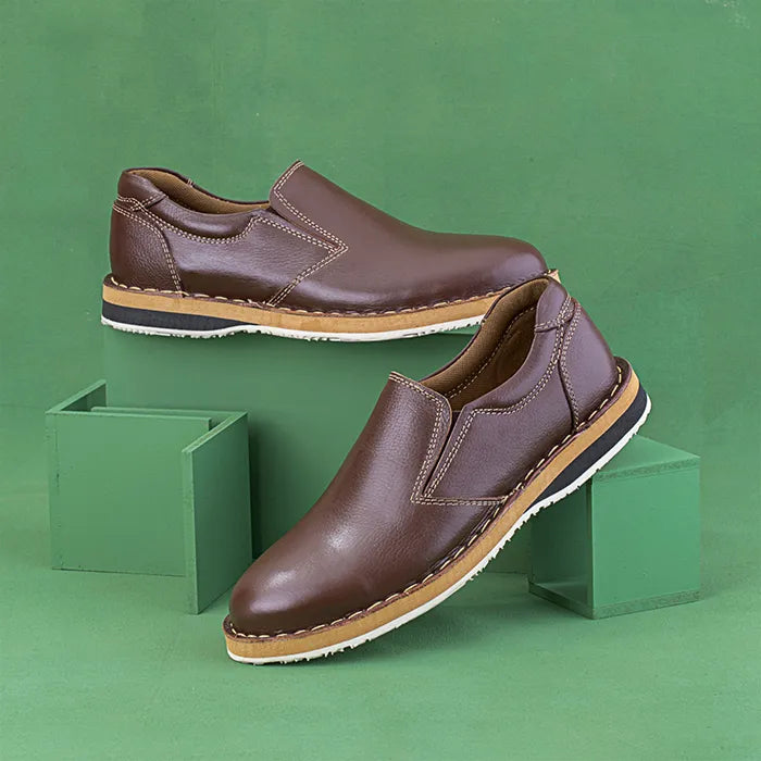Prestige Brown Leather Shoes