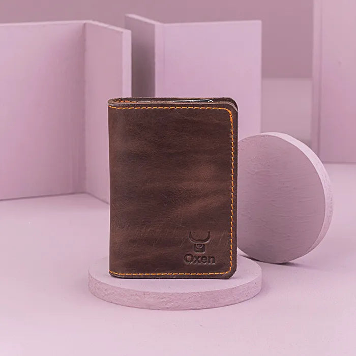 Cortez Brown Leather Card Holder