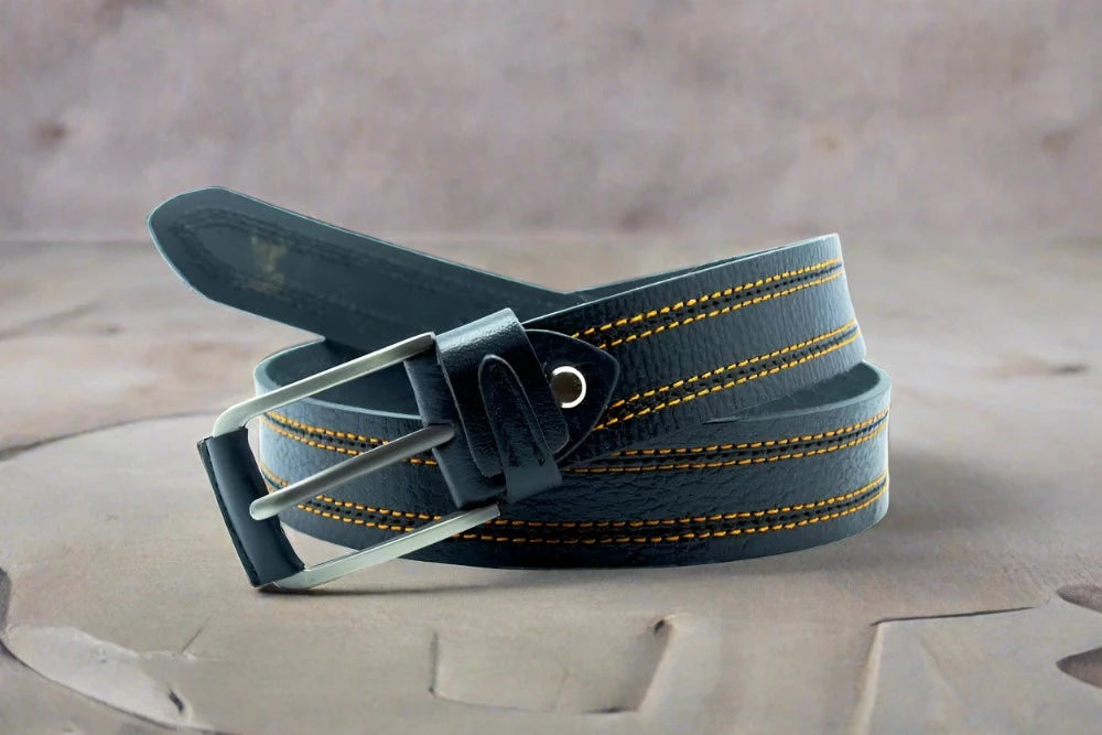 Cinch Black Leather Belt