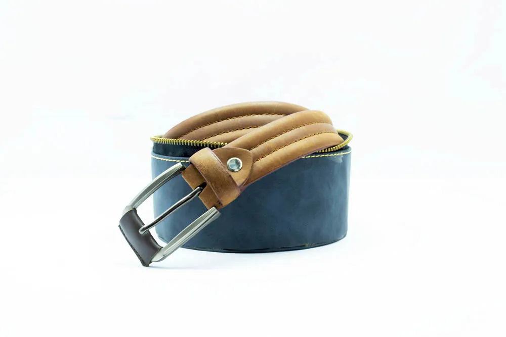 Equinox Brown Leather Belt