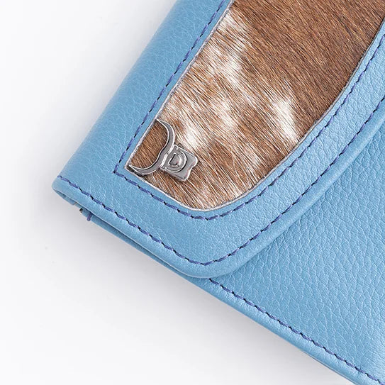 Horizon Leather Wallet Light Blue