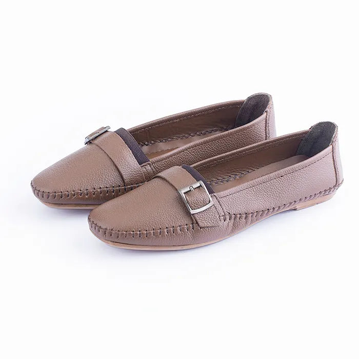 Strut Brown Leather Shoes