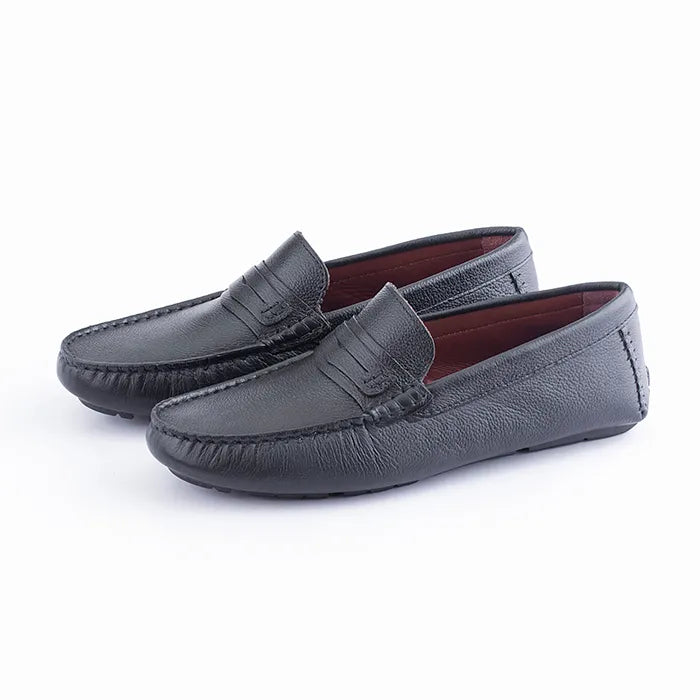 Wander Black Leather Shoes
