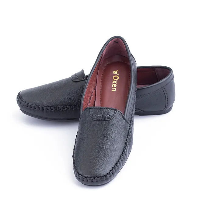 Suave Black Leather Shoes