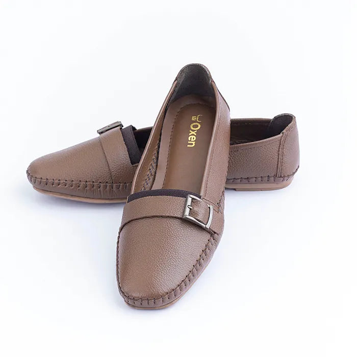 Strut Brown Leather Shoes