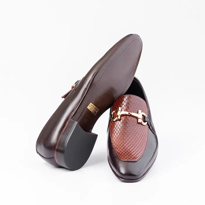 Stride Brown Leather Shoes