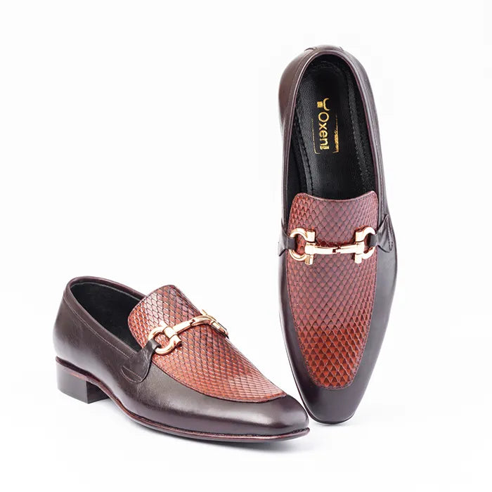 Stride Brown Leather Shoes