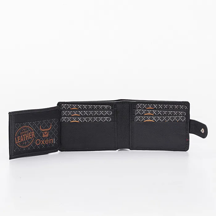 Exotica Black Leather Wallet