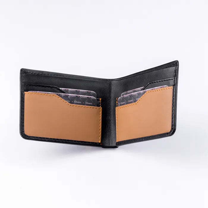Folius Black Leather Wallet