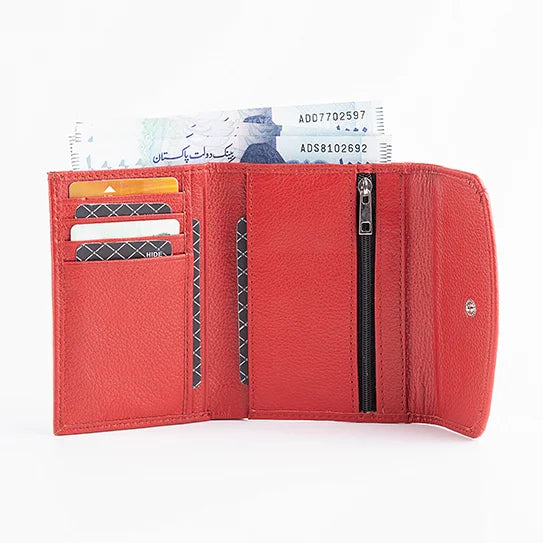 Horizon Leather Wallet light Red