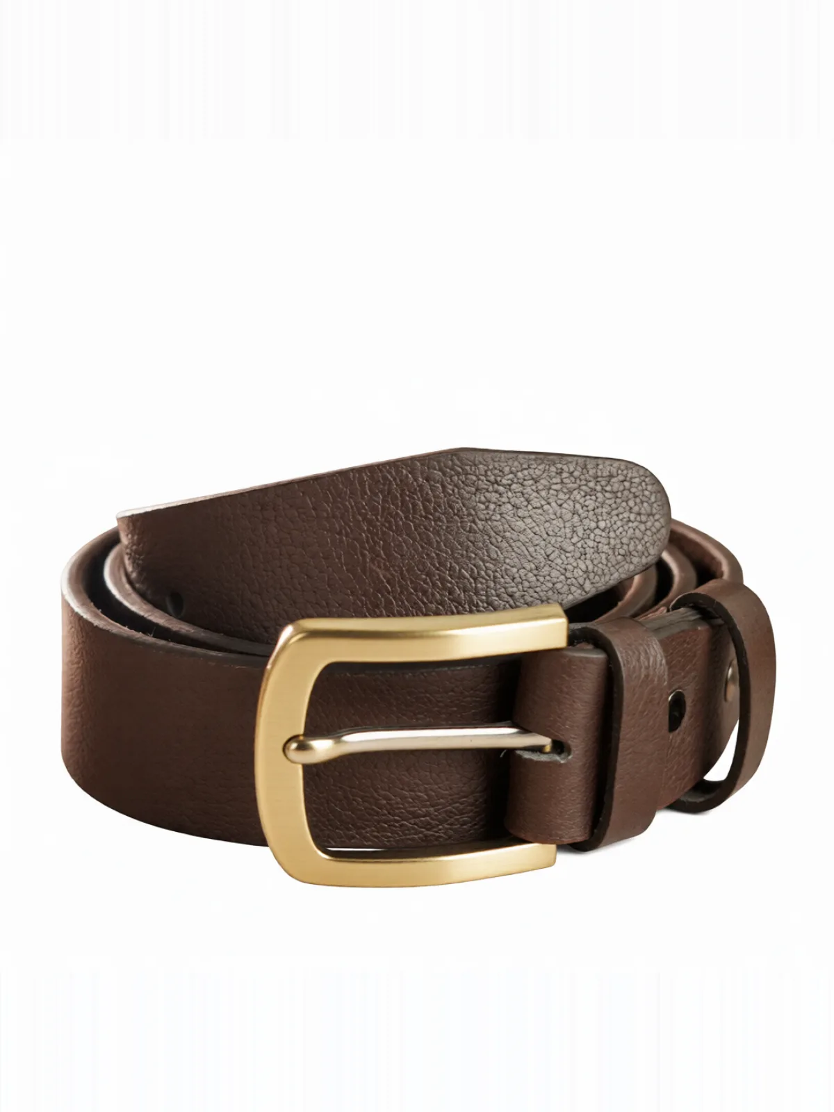 BASTION brown leather belt by Oxen Hide