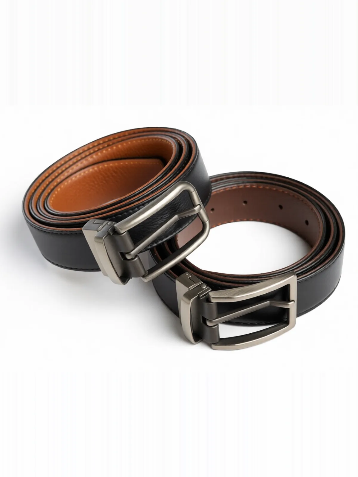 FORME Double Side genuine leather belt by Oxen Hide
