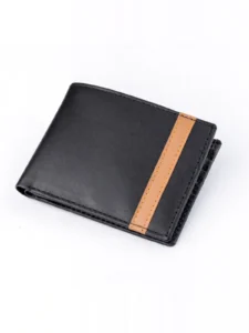 NORCLIFF black leather wallet by Oxen Hide