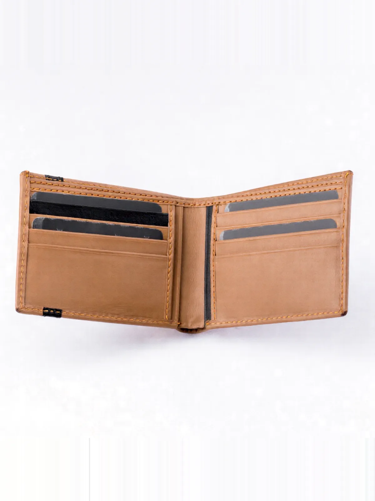 NORCLIFF beige leather wallet by Oxen Hide