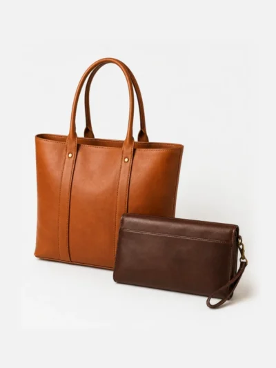 Leather clutch by Oxen Hide