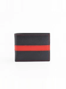 RAVERSLEY red leather wallet by Oxen Hide