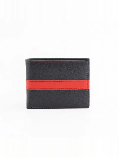RAVERSLEY red leather wallet by Oxen Hide